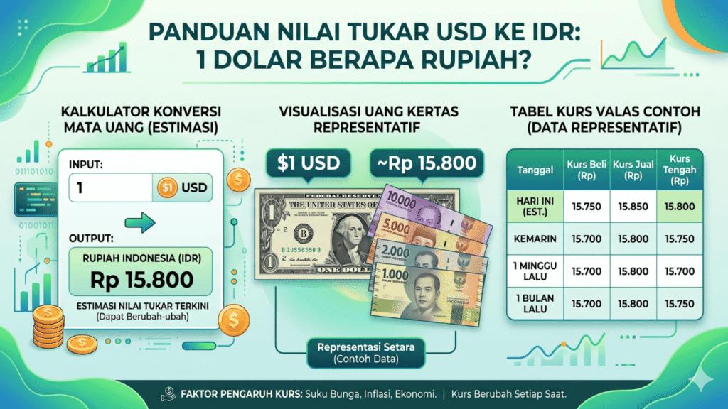 1 dollar berapa rupiah hari ini panduan konversi untuk pemula