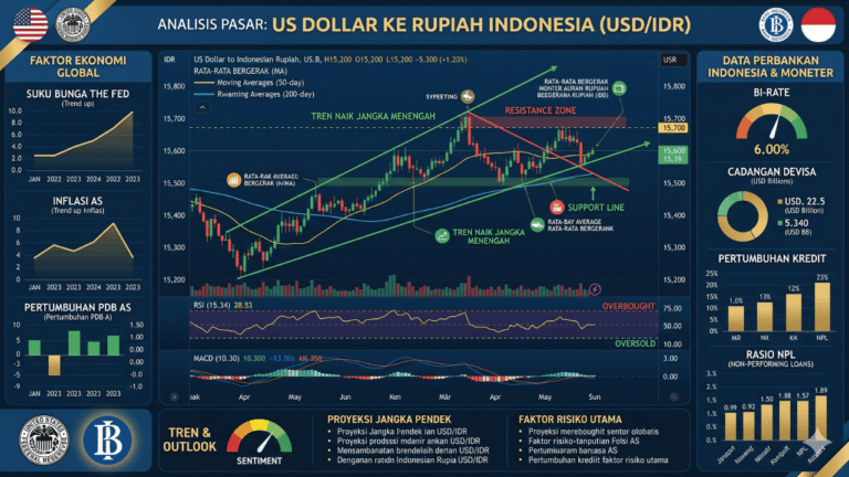 dollar us to rupiah analisis pergerakan dan prediksi hari ini