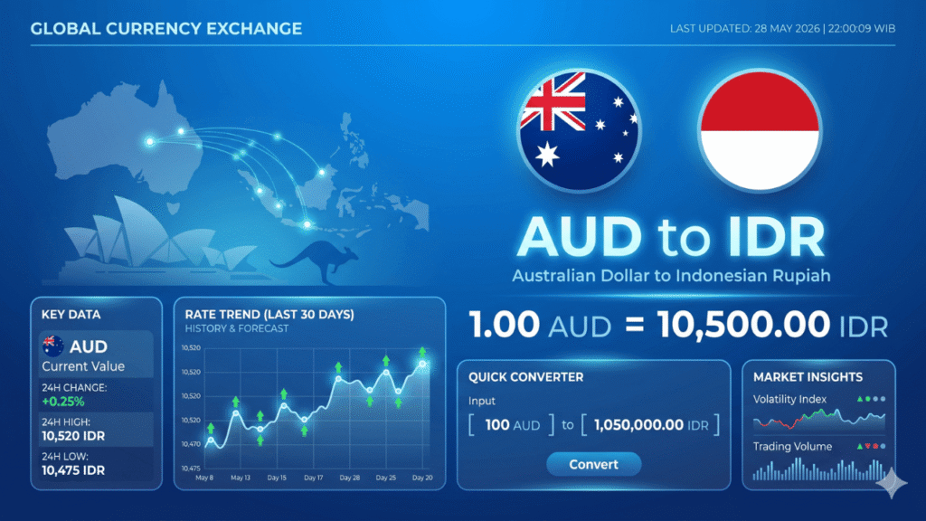 kurs dolar australia ke rupiah