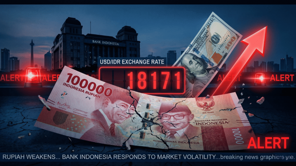 kurs dollar hari ini 9 juni 2026 jisdor bi 18171 rekor baru lagi